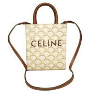 Celine Vertical Cabas Bag White